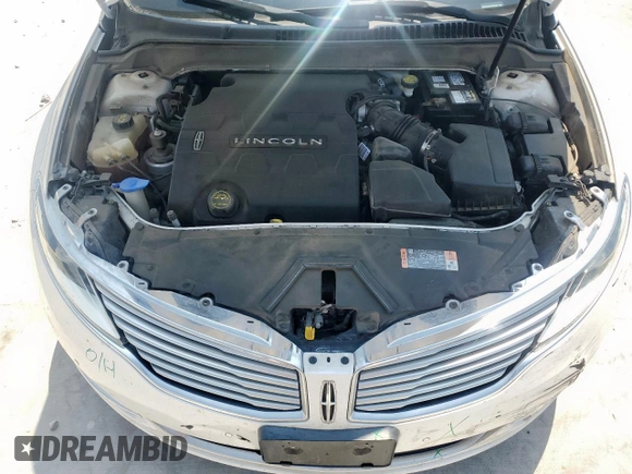 2016 Lincoln MKZ with VIN 3LN6L2GK3GR600599, listed as a Copart auction lot 60250585 with 90,192 mi miles and Salvage title. Bid and sale history available at DreamBid. Image 11.