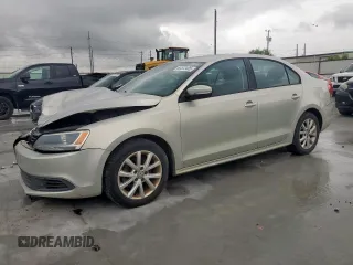 2011 Volkswagen Jetta SE с VIN 3VWDZ7AJ6BM366081, выставлен на аукционе Copart как лот 60572485 с пробегом 156 119 миль миль и Чистый • Clean title. История ставок и продаж доступна на DreamBid. Изображение 1.