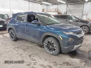 2021 Chevrolet TrailBlazer LT with VIN KL79MPS20MB094830, listed as a IAAI auction lot 41336908 with 43,277 mi miles. Bid and sale history available at carsss.com. Image 1.
