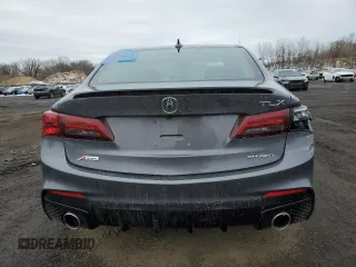 2020 Acura TLX w/A-Spec Pkg with VIN 19UUB3F6XLA002864, listed as a Copart auction lot 45631205 with 59,013 mi miles and Salvage Title. Bid and sale history available at carsss.com. Image 6.