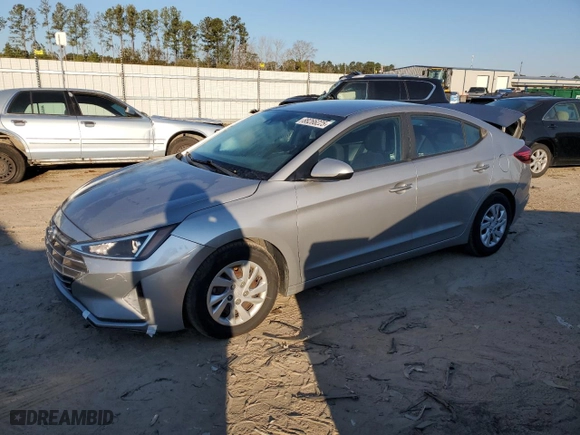 2020 Hyundai Elantra SE with VIN 5NPD74LF3LH595910, listed as a Copart auction lot 88266225 with 46,451 mi miles and Salvage Title. Bid and sale history available at carsss.com. Image 1.