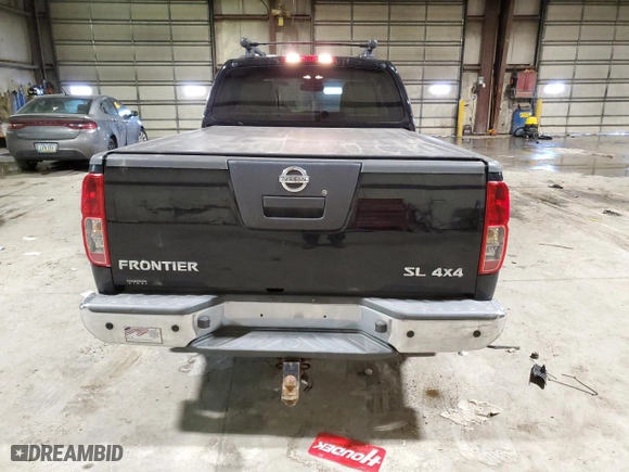 2012 Nissan Frontier SV with VIN 1N6AD0FV6CC405467, listed as a Copart auction lot 46048825 with 115,523 mi miles and Salvage Title. Bid and sale history available at carsss.com. Image 6.