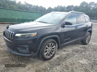 2019 Jeep Cherokee Latitude Plus with VIN 1C4PJLLB7KD247005, listed as a Copart auction lot 61600615 with 75,210 mi miles and Salvage title. Bid and sale history available at DreamBid. Image 1.