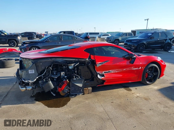 2021 Chevrolet Corvette 2LT with VIN 1G1YB2D42M5115027, listed as a IAAI auction lot 41484177 with 17,268 mi miles. Bid and sale history available at carsss.com. Image 6.
