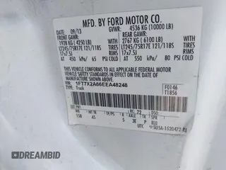 2014 Ford F-250 XLT с VIN 1FT7X2A66EEA48248, выставлен на аукционе IAAI как лот 42230951 с пробегом 180 785 миль миль и . История ставок и продаж доступна на DreamBid. Изображение 9.
