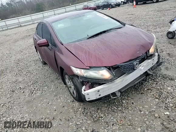 2015 Honda Civic LX with VIN 19XFB2F54FE017757, listed as a Copart auction lot 85159674 with 144,895 mi miles and Salvage Title. Bid and sale history available at carsss.com. Image 11.
