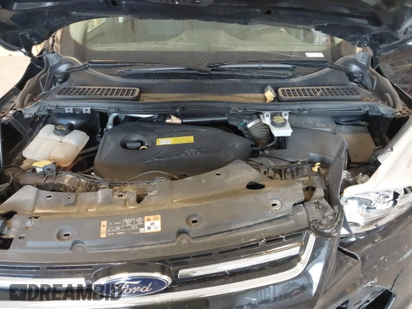 2016 Ford Escape Titanium with VIN 1FMCU0JX3GUB70607, listed as a IAAI auction lot 41727421 with 106,857 mi miles. Bid and sale history available at carsss.com. Image 10.