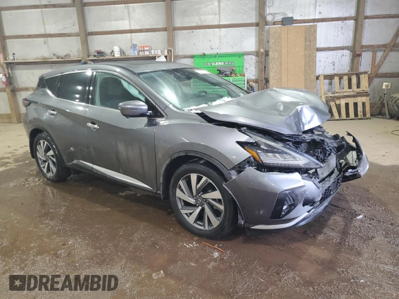 2021 Nissan Murano SL with VIN 5N1AZ2CS2MC140084, listed as a Copart auction lot 88408795 with 67,547 mi miles and Salvage Title. Bid and sale history available at DreamBid. Image 4.
