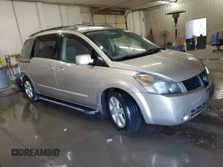 2005 Nissan Quest SL with VIN 5N1BV28UX5N104417, listed as a Copart auction lot 76886914 with 0 mi miles and Salvage Title. Bid and sale history available at carsss.com. Image 4.
