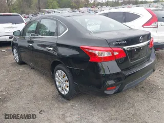2016 Nissan Sentra S with VIN 3N1AB7AP9GY305163, listed as a IAAI auction lot 41897735 with 54,146 mi miles. Bid and sale history available at carsss.com. Image 3.