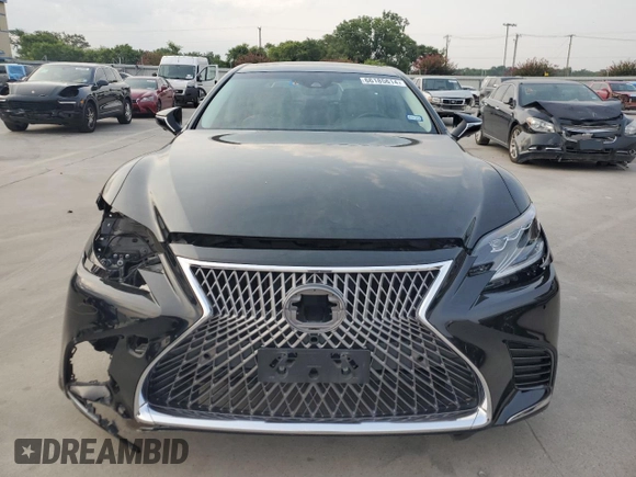 2018 Lexus LS with VIN JTHB51FF3J5002758, listed as a Copart auction lot 66185614 with 103,285 mi miles and Salvage Title. Bid and sale history available at carsss.com. Image 5.