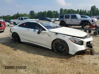 2015 Mercedes-Benz S-Class S 63 AMG with VIN WDDXJ7JB5FA008320, listed as a Copart auction lot 61063434 with 85,838 mi miles and Salvage Title. Bid and sale history available at carsss.com. Image 4.