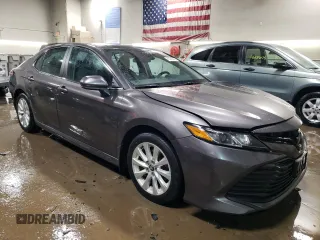 2020 Toyota Camry LE with VIN 4T1C11AK9LU939110, listed as a Copart auction lot 46349425 with 80,550 mi miles and Salvage Title. Bid and sale history available at carsss.com. Image 4.