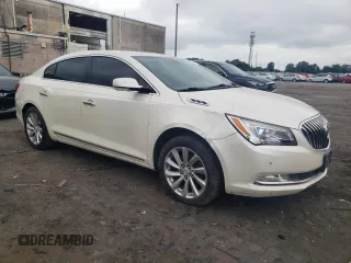 2014 Buick LaCrosse Leather with VIN 1G4GB5G39EF208867, listed as a Copart auction lot 65051634 with 142,253 mi miles and Salvage Title. Bid and sale history available at carsss.com. Image 4.