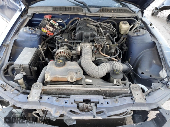 2008 Ford Mustang Deluxe with VIN 1ZVHT80N985132853, listed as a Copart auction lot 46441935 with Not provided miles and Salvage title. Bid and sale history available at DreamBid. Image 11.