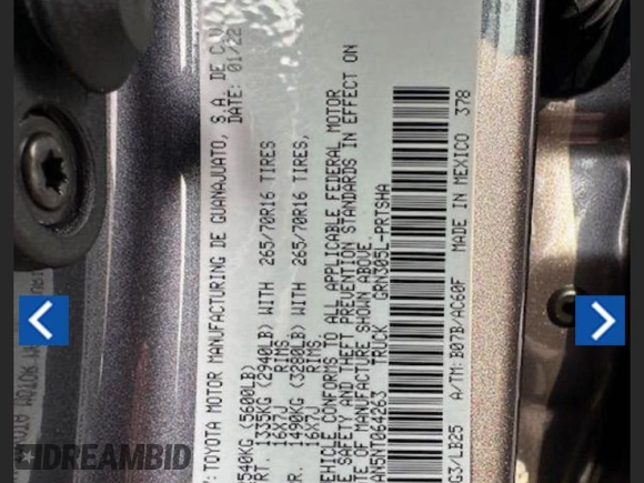 2022 Toyota Tacoma SR с VIN 3TYCZ5AN5NT0642XX, выставлен на аукционе Copart как лот 61901225 с пробегом 44 883 миль миль и Чистый • Clean title. История ставок и продаж доступна на DreamBid. Изображение 10.