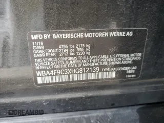 2017 BMW 4 Series 430i xDrive z VIN WBA4F9C3XHG812139, wystawiony jako Copart lot #49584455 z przebiegiem 102 906 mil mil oraz Szkoda całkowita • Salvage title. Historia ofert i sprzedaży dostępna na DreamBid. Obrazek 13.