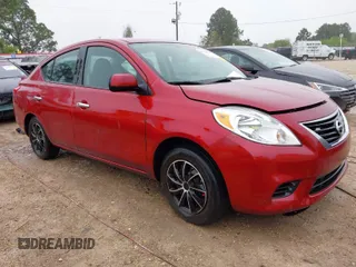 2014 Nissan Versa S with VIN 3N1CN7AP3EK458136, listed as a IAAI auction lot 41919414 with 116,628 mi miles. Bid and sale history available at carsss.com. Image 1.