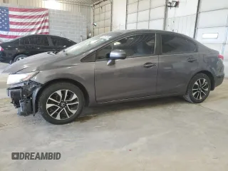 2014 Honda Civic Sedan EX with VIN 19XFB2F89EE047734, listed as a Copart auction lot 52445725 with 96,822 mi miles and Salvage Title. Bid and sale history available at carsss.com. Image 1.