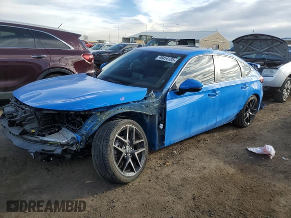 2024 Honda Civic Sport Touring z VIN 19XFL1G81RE019714, wystawiony jako Copart lot #46454125 z przebiegiem 9638 mil mil oraz Szkoda całkowita • Salvage title. Historia ofert i sprzedaży dostępna na DreamBid. Obrazek 1.