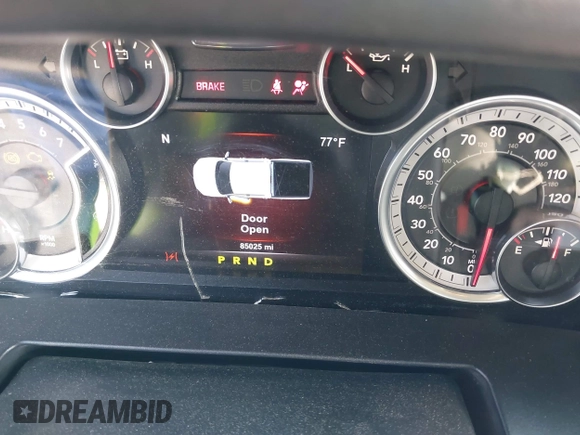 2017 Ram 1500 Big Horn with VIN 3C6RR7LT7HG505334, listed as a IAAI auction lot 42405571 with 85,025 mi miles and . Bid and sale history available at DreamBid. Image 7.