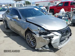 2015 Lexus IS 250 with VIN JTHBF1D2XF5077994, listed as a IAAI auction lot 41905643 with 86,977 mi miles and . Bid and sale history available at carsss.com. Image 1.