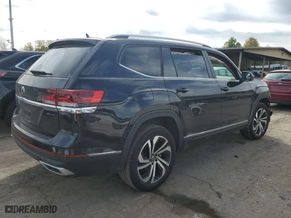 2023 Volkswagen Atlas 2.0T SEL with VIN 1V2BP2CA9PC552396, listed as a Copart auction lot 73565154 with 14,687 mi miles and Salvage Title. Bid and sale history available at carsss.com. Image 3.