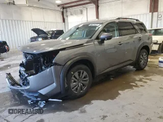 2025 Nissan Pathfinder SV with VIN 5N1DR3BC8SC204204, listed as a Copart auction lot 77162244 with 4 mi miles and Salvage title. Bid and sale history available at DreamBid. Image 1.