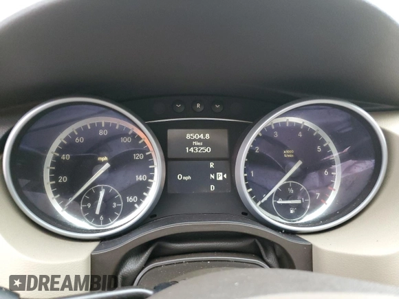 2011 Mercedes-Benz R 350 with VIN 4JGCB6FE0BA130219, listed as a Copart auction lot 51511805 with 143,250 mi miles and Salvage title. Bid and sale history available at DreamBid. Image 9.