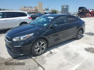 2021 Kia Forte LXS with VIN 3KPF24AD9ME269527, listed as a Copart auction lot 56896375 with 75,513 mi miles and Salvage title. Bid and sale history available at DreamBid. Image 1.