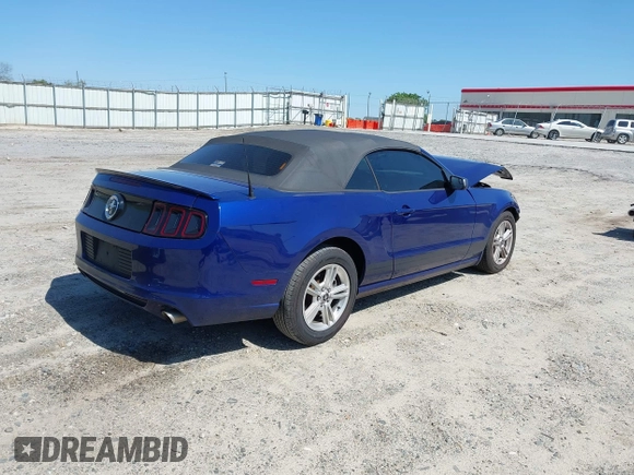 2013 Ford Mustang V6 with VIN 1ZVBP8EM7D5235869, listed as a IAAI auction lot 42000558 with 90,757 mi miles and . Bid and sale history available at DreamBid. Image 4.