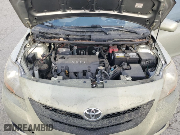 2008 Toyota Yaris with VIN JTDBT923681261683, listed as a Copart auction lot 53212285 with 196,605 mi miles and Clean Title. Bid and sale history available at DreamBid. Image 11.