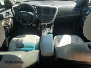 2013 Kia Optima SX z VIN 5XXGR4A63DG100161, wystawiony jako Copart lot #55036865 z przebiegiem Nie podano mil oraz Szkoda całkowita • Salvage title. Historia ofert i sprzedaży dostępna na DreamBid. Obrazek 8.