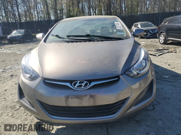 2014 Hyundai Elantra SE with VIN 5NPDH4AEXEH529140, listed as a Copart auction lot 52077465 with 82,686 mi miles and Salvage Title. Bid and sale history available at DreamBid. Image 5.