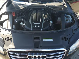 2015 Audi A8 L 4.0T with VIN WAU32AFD5FN022074, listed as a Copart auction lot 44528875 with 127,377 mi miles and Salvage Title. Bid and sale history available at carsss.com. Image 11.