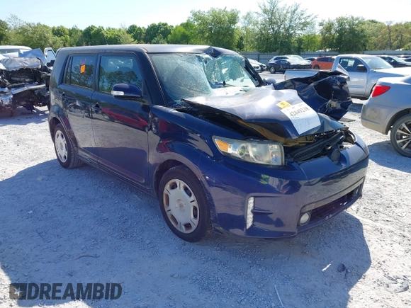 2014 Scion xB with VIN JTLZE4FE8EJ058219, listed as a IAAI auction lot 42049238 with 1 mi miles. Bid and sale history available at carsss.com. Image 1.