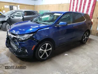 2022 Chevrolet Equinox LT with VIN 2GNAXUEV1N6121802, listed as a Copart auction lot 60780545 with 33,104 mi miles and Non repairable. Bid and sale history available at DreamBid. Image 1.