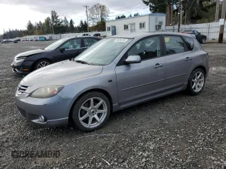 2006 Mazda 3 s with VIN JM1BK143961411266, listed as a Copart auction lot 78256744 with 128,902 mi miles and Salvage Title. Bid and sale history available at carsss.com. Image 1.