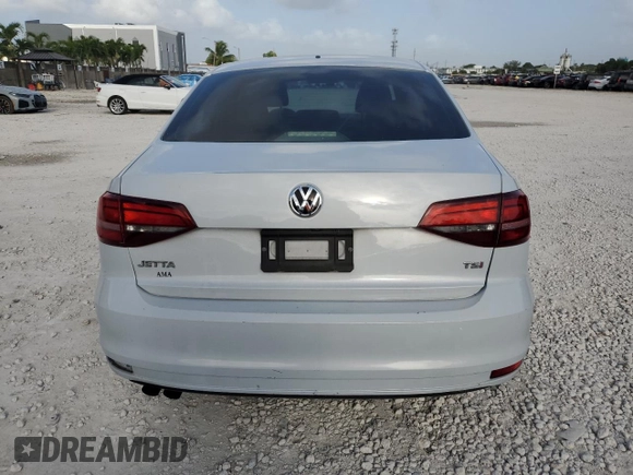 2017 Volkswagen Jetta S with VIN 3VW2B7AJ6HM249170, listed as a Copart auction lot 66293765 with 107,172 mi miles and Salvage title. Bid and sale history available at DreamBid. Image 6.