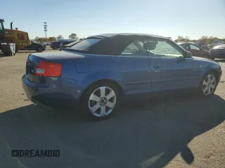 2006 Audi A4 3.0L with VIN WAUDT48H36K008081, listed as a Copart auction lot 76512014 with 0 mi miles and Salvage Title. Bid and sale history available at carsss.com. Image 3.