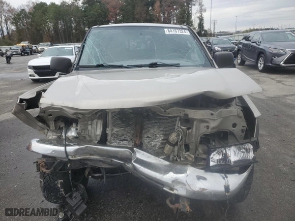 2005 Chevrolet Colorado 1SC LS Z85 with VIN 1GCDT136058162329, listed as a Copart auction lot 84167324 with 224,906 mi miles and Salvage Title. Bid and sale history available at carsss.com. Image 5.