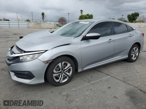 2018 Honda Civic LX with VIN 2HGFC2F56JH586783, listed as a Copart auction lot 48213265 with 103,574 mi miles and Salvage Title. Bid and sale history available at DreamBid. Image 1.