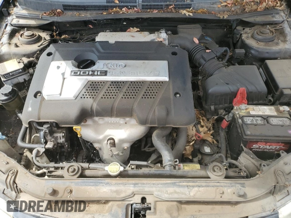 2005 Kia Spectra with VIN KNAFE162655074198, listed as a Copart auction lot 71015104 with 200,819 mi miles and Salvage Title. Bid and sale history available at DreamBid. Image 12.