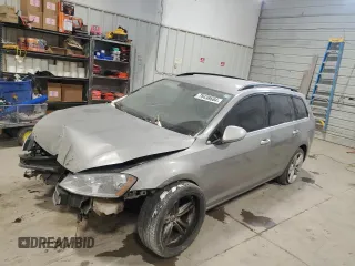 2015 Volkswagen Golf SportWagen TDI SE with VIN 3VWCA7AU2FM501821, listed as a Copart auction lot 78438684 with 0 mi miles and Salvage Title. Bid and sale history available at carsss.com. Image 1.