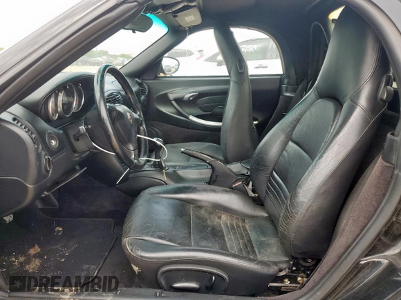 2002 Porsche Boxster S with VIN WP0CB29862U662253, listed as a Copart auction lot 63684845 with 115,500 mi miles and Salvage title. Bid and sale history available at DreamBid. Image 7.