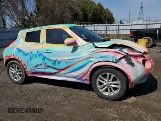 2013 Nissan Juke SL with VIN JN8AF5MV6DT219611, listed as a Copart auction lot 50252755 with 257,329 mi miles and Clean Title. Bid and sale history available at carsss.com. Image 4.