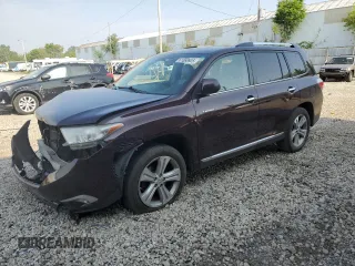 2012 Toyota Highlander Limited z VIN 5TDDK3EH3CS126771, wystawiony jako Copart lot #61068925 z przebiegiem 284 891 mil mil oraz Nie do naprawy • Non repairable. Historia ofert i sprzedaży dostępna na DreamBid. Obrazek 1.