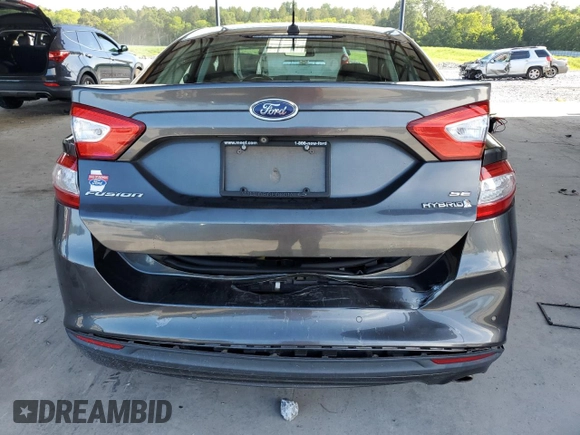 2015 Ford Fusion SE Hybrid with VIN 3FA6P0LU5FR218454, listed as a Copart auction lot 60682065 with 218,668 mi miles and Salvage title. Bid and sale history available at DreamBid. Image 6.