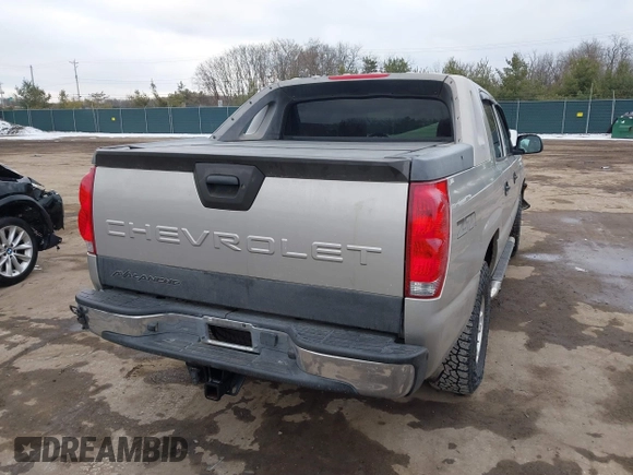 2004 Chevrolet Avalanche Z71 with VIN 3GNEK12T34G116461, listed as a IAAI auction lot 41552137 with Not Provided miles and . Bid and sale history available at DreamBid. Image 4.