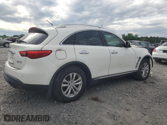 2016 Infiniti QX70 with VIN JN8CS1MU5GM130261, listed as a Copart auction lot 55860435 with Not provided miles and Clean title. Bid and sale history available at DreamBid. Image 3.